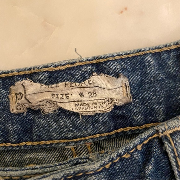 Free People cutoff jean shorts - Picture 2 of 3